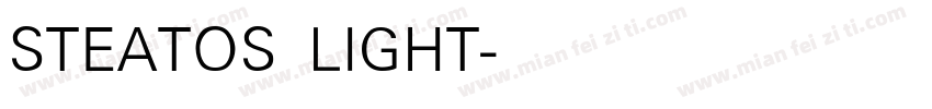 STEATOS LIGHT字体转换